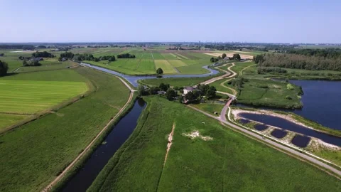 Dutch Polders Video stock 243389462