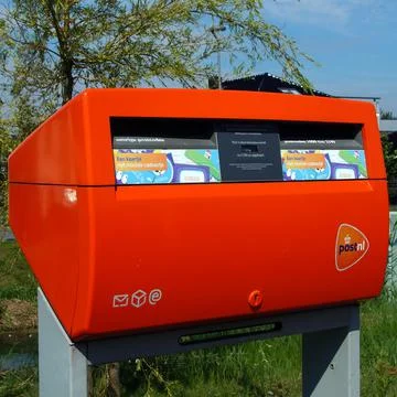 Dutch PostNL mailbox Stock Photos