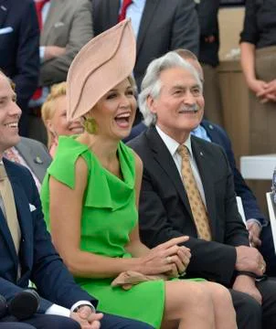 Dutch queen Maxima Stock Photos