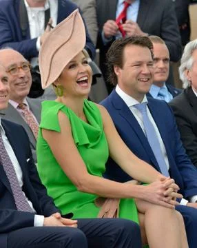 Dutch queen Maxima Stock Photos
