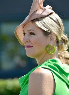 Dutch queen Maxima Stock Photos