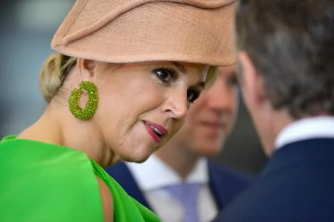 Dutch queen Maxima Stock Photos