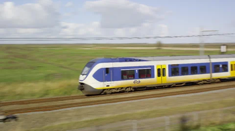 Dutch Railway Sprinter passing Vidéo 32278357