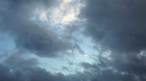 Dutch rain cloud Stock Footage 10584509