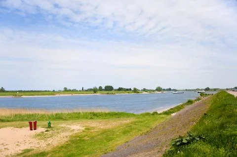 Dutch river landscape Foto stock