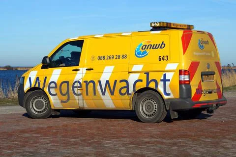Dutch Roadside Assistance vehicle Stock Photos