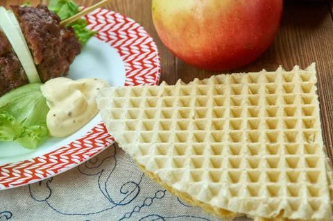 Dutch Stroopwafel Stock Photos