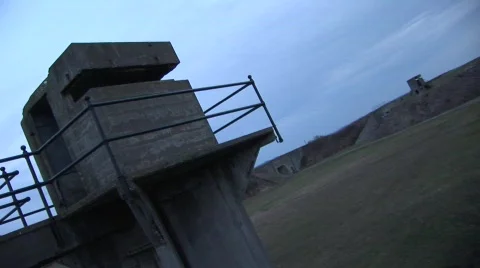 Dutch Tilt Guard Tower Video stock 343489