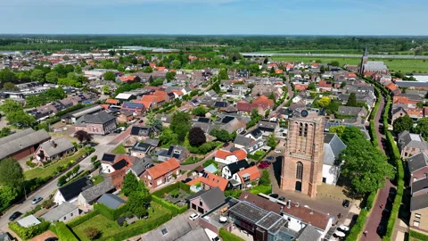 The Dutch town of Beesd Video stock 222914970