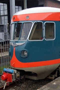 Dutch train DE1 Stock Photos