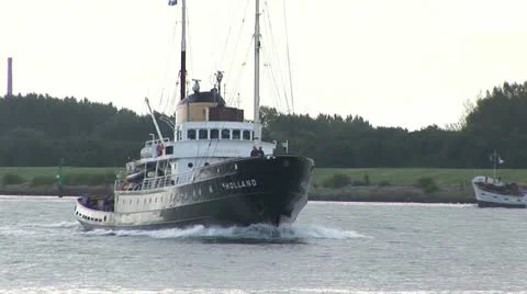 Dutch tug Stock Footage 20483031