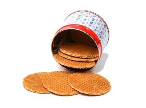 Dutch waffles Foto stock