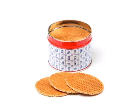 Dutch waffles Foto stock