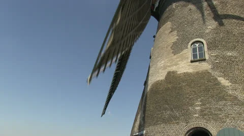 Dutch windmill Stock Footage 24692574