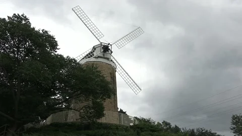 Dutch Windmill Stock Footage 138652444