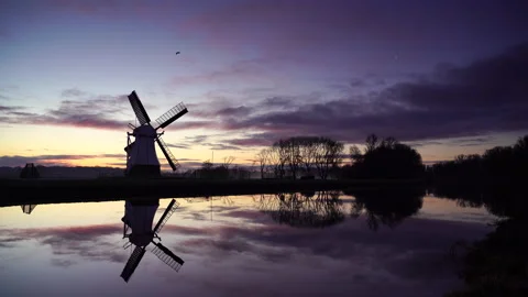 Dutch windmill Stock Footage 156549159
