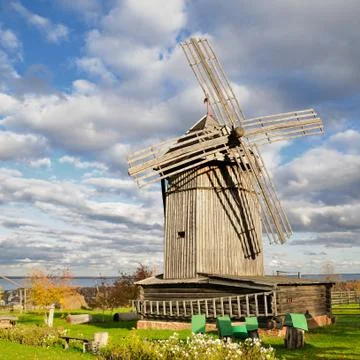 Dutch windmill Stock Photos