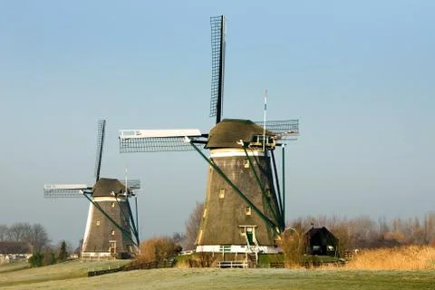 Dutch Windmill Stock Photos