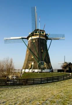 Dutch Windmill Stock Photos
