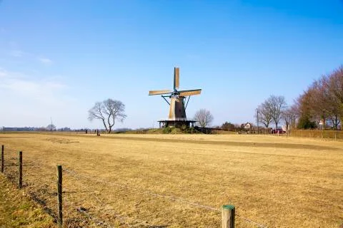 Dutch Windmill Stock Photos