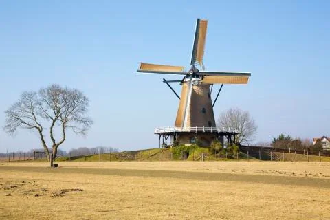 Dutch Windmill Stock Photos