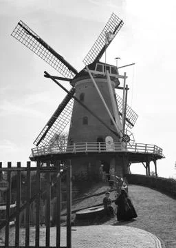 Dutch Windmill Stock Photos