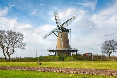 Dutch Windmill Stock Photos