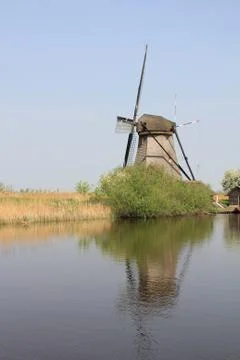The Dutch windmill. Stock Photos