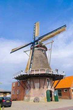 Dutch windmill Stock Photos