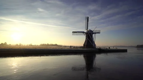 Dutch winter Stock Footage 230417734