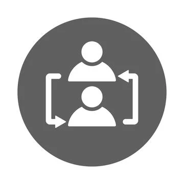 Duties, transfer icon. Gray vector graphics. Stock Illustration