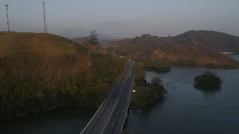 Dutra Highway between Rio and Piraí Stock Footage 320186251