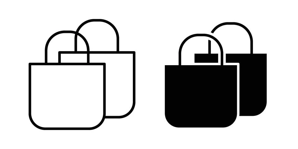 Duty free icon bundle for website design projects 스톡 일러스트