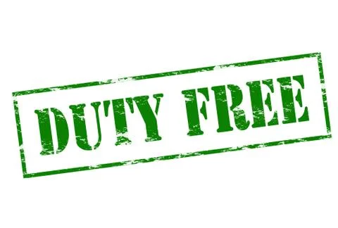 Duty free Stock Illustration