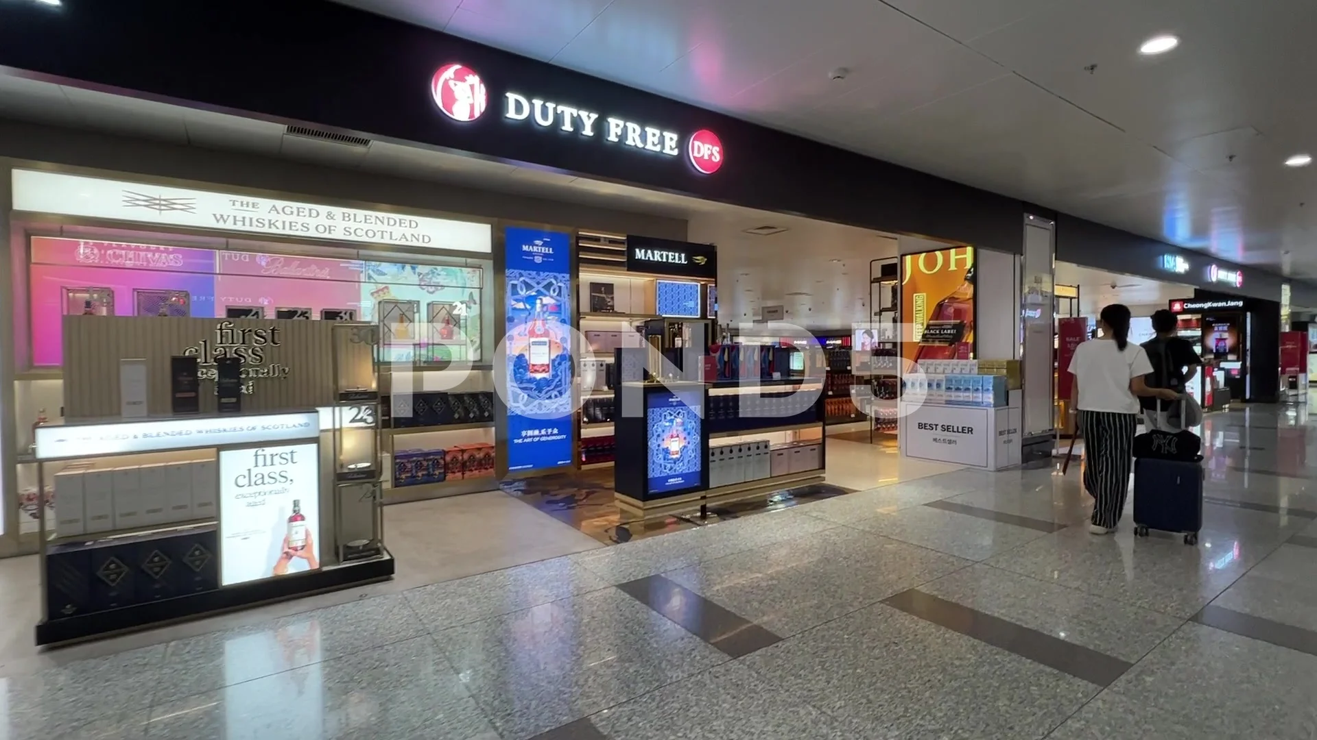 Duty Free Shops at Hanoi Airport Vietnam Stock Video Pond5