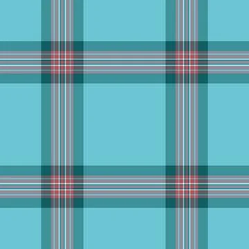 Duvet background pattern plaid, curtain vector texture textile. Rug seamles.. Stock Illustration