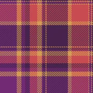 Duvet cover fabric pattern vector, india tartan seamless textile. Cutout te.. Illustrazione stock
