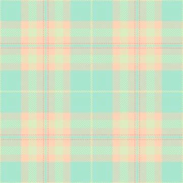 Duvet vector background pattern, summer plaid seamless check. Mockup fabric.. 스톡 일러스트