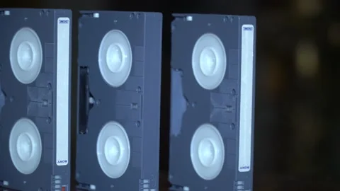 DV and DVcam tape Stock Footage 233285419