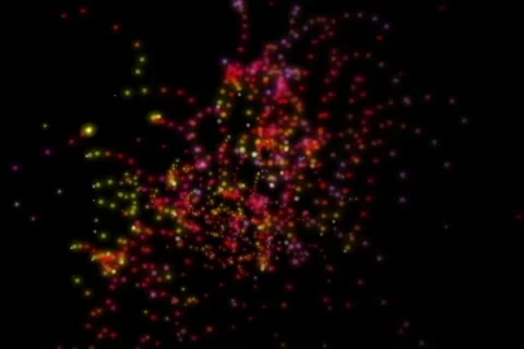 DV particlesphere4 Vídeo Stock 1039744