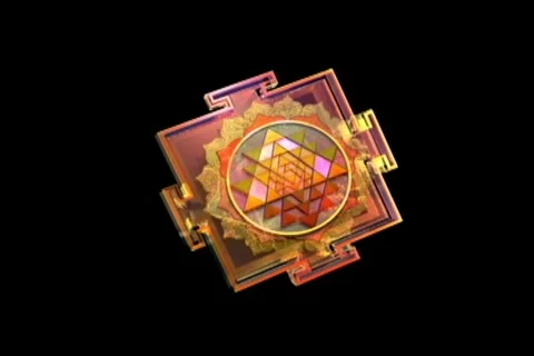 DV sriyantra spin2 1 Video stock 1039764