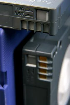 Dvcam-cassette rec save Stock Photos