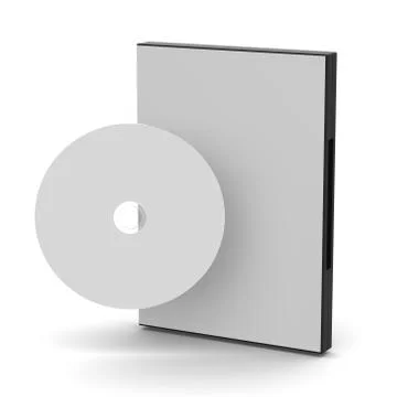 DVD Case - Blank Stock Illustration