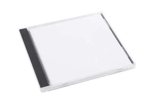 Dvd case isolated on a white background Stock Photos