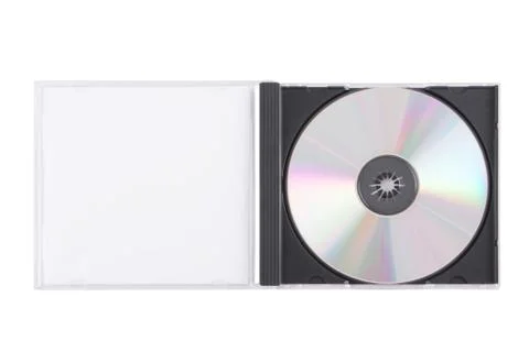 Dvd case isolated on a white background Stock Photos
