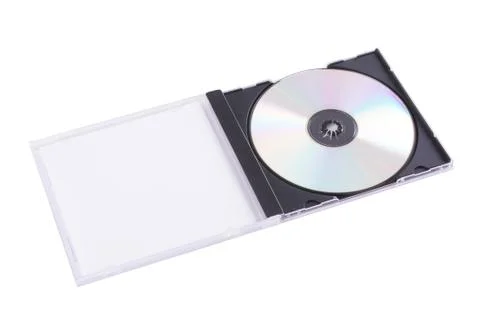 Dvd case isolated on a white background Stock Photos