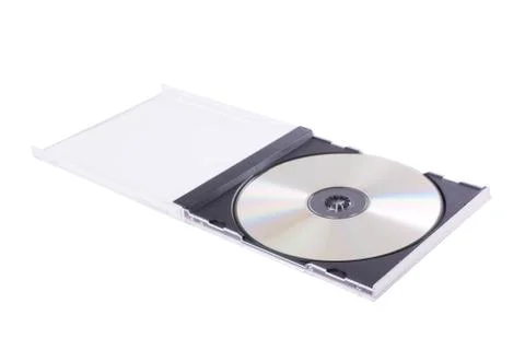 Dvd case isolated on a white background Stock Photos