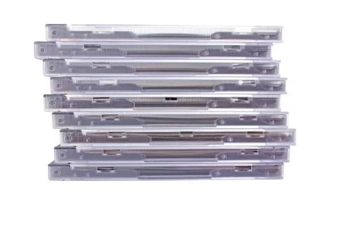 Dvd case isolated on a white background Stock Photos