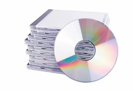 Dvd case isolated on a white background Stock Photos