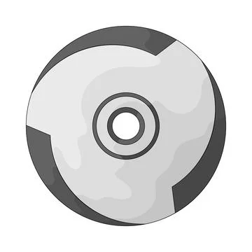 DVD Disc illustration Stock Illustration